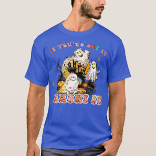 Niedlich Funny Ghost Pumpkin Spuk House Halloween T-Shirt