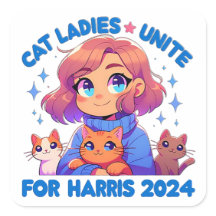 Niedlich Funny Girly Childless Cat Lady Unite Harr