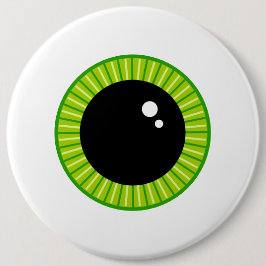 Niedlich Funny Green Eyeball Button
