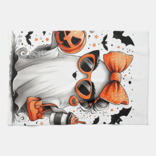 Niedlich Funny Halloween Ghost Geschirrtuch