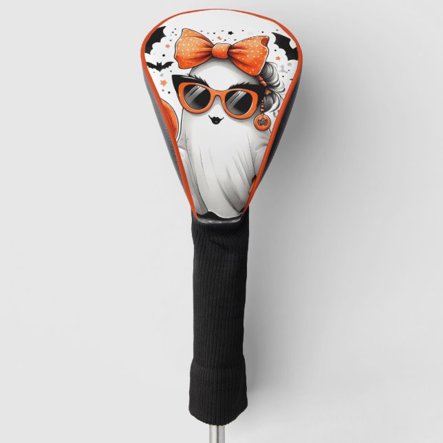 Niedlich Funny Halloween Ghost Golf Headcover (Vorderseite)