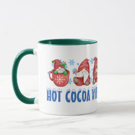 Niedlich Funny Hot Cocoa Vibes Gnome Tasse
