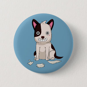 Niedlich- & Funny Hund-Farbtasten Button
