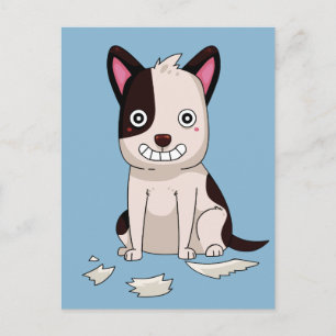 Niedlich & Funny Hund nach Wunsch farbige Postkart Postkarte