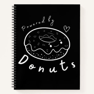 Niedlich Funny Kawaii Donut Zitat Notizbuch