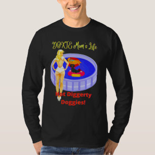Niedlich Funny Lässige Dackel Dackel Mama T-Shirt