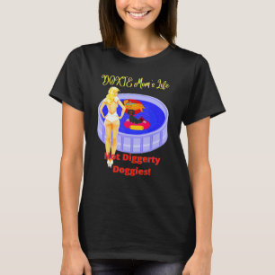 Niedlich Funny Lässige Dackel Dackel Mama T-Shirt