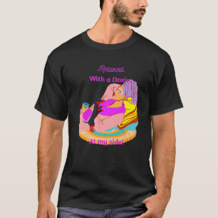 NIEDLICH FUNNY LÄSSIGE DACKEL ENTSPANNT MIT EINER  T-Shirt