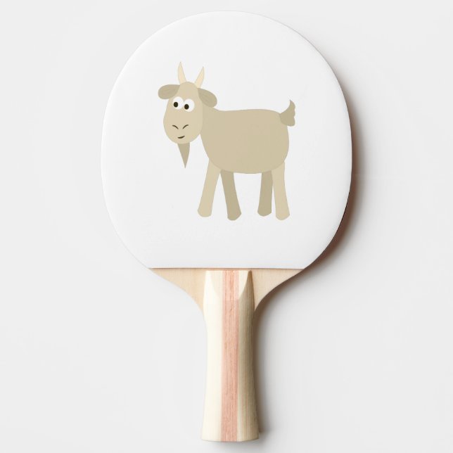 Niedlich Funny Little Goat Tischtennis Schläger (Vorderseite)