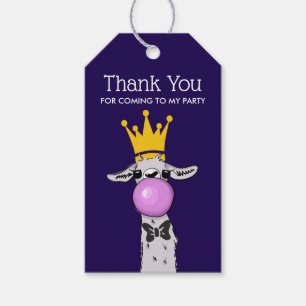 Niedlich Funny Llama Illustration Vielen Dank Geschenkanhänger