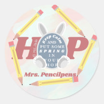 Niedlich Funny Personalisiert Spring Teacher Meme