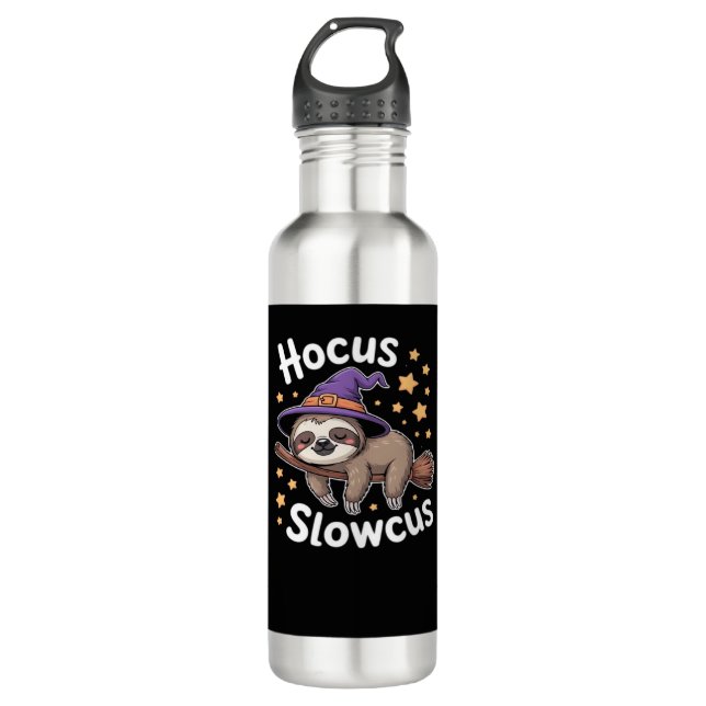 Niedlich Funny Sloth Halloween Essential T - Shirt Edelstahlflasche (Vorderseite)