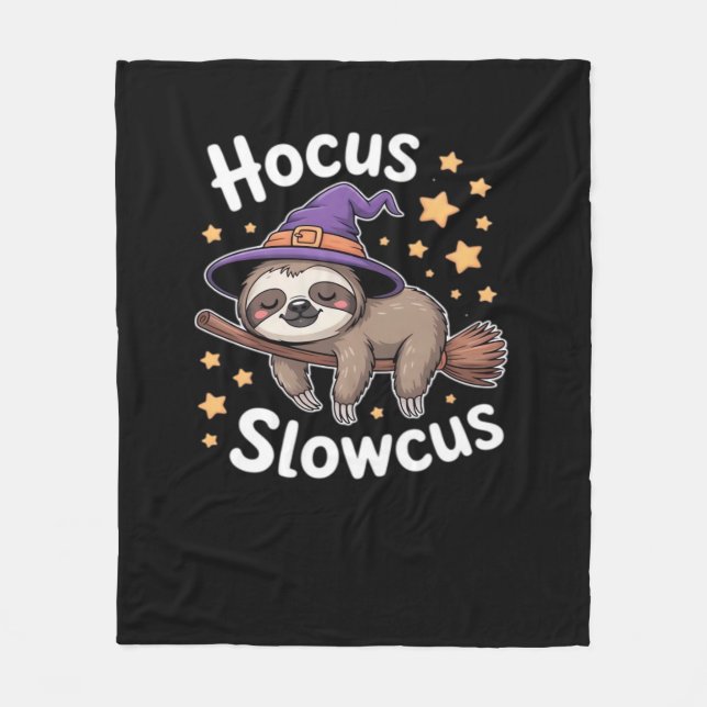 Niedlich Funny Sloth Halloween Essential T - Shirt Fleecedecke (Vorderseite)