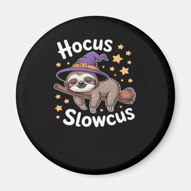 Niedlich Funny Sloth Halloween Essential T - Shirt Magnet (Vorne)