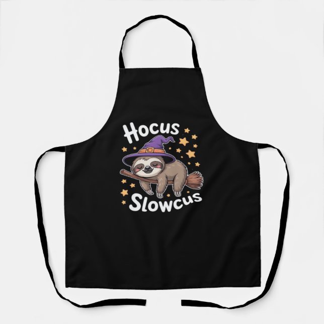 Niedlich Funny Sloth Halloween Essential T - Shirt Schürze (Vorderseite)