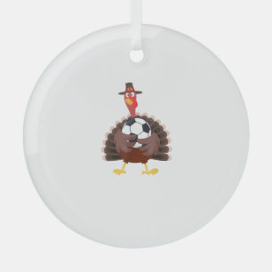 Niedlich Funny Soccer Erntedank Türkei Boys Ornament Aus Glas