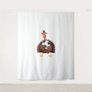 Niedlich Funny Soccer Erntedank Türkei Boys Wandteppich