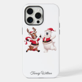 Niedlich Funny Spaß Trendy Modern Frohe Weihnachte iPhone 15 Pro Max Hülle