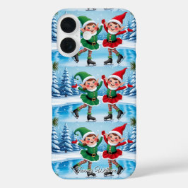 Niedlich Funny Spaß Trendy Modern Frohe Weihnachte iPhone 16 Hülle