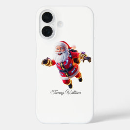 Niedlich Funny Spaß Trendy Modern Frohe Weihnachte iPhone 16 Hülle