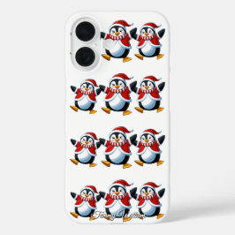 Niedlich Funny Spaß Trendy Modern Frohe Weihnachte iPhone 16 Hülle