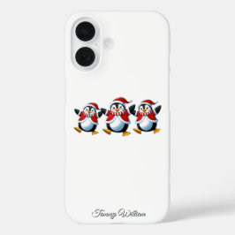 Niedlich Funny Spaß Trendy Modern Frohe Weihnachte iPhone 16 Hülle