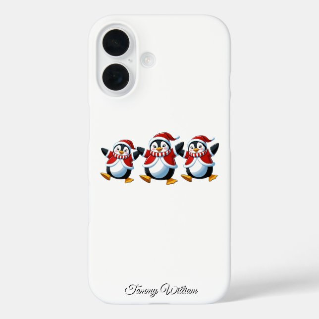 Niedlich Funny Spaß Trendy Modern Frohe Weihnachte iPhone 16 Hülle (Rückseite)