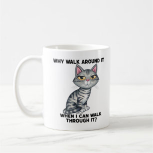 Niedlich Funny Tabby Kitty Cat Kaffeetasse