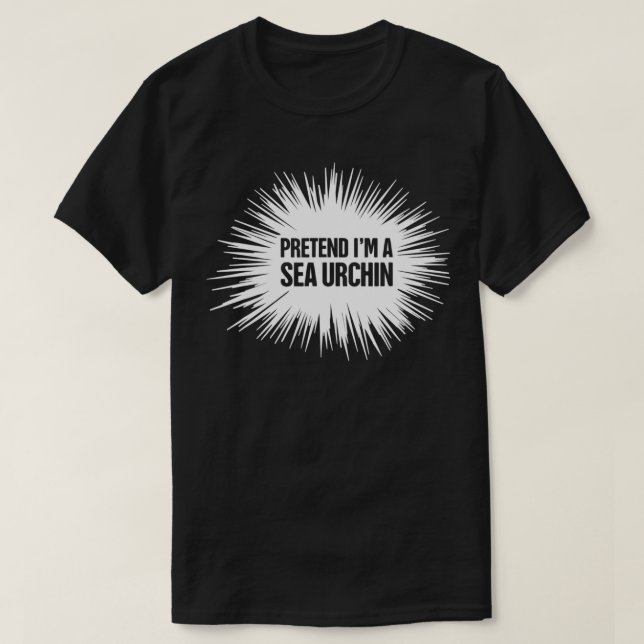 Niedlich & Funny Uni Sea Urchin T-Shirt (Design vorne)