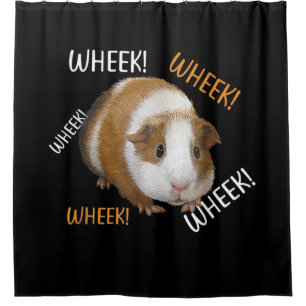 Niedlich & Funny Wheel - Guinea Pig Owner Cavy Lov Duschvorhang