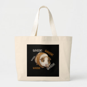 Niedlich & Funny Wheel - Guinea Pig Owner Cavy Lov Jumbo Stoffbeutel