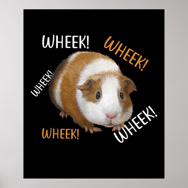 Niedlich & Funny Wheel - Guinea Pig Owner Cavy Lov Poster (Vorne)