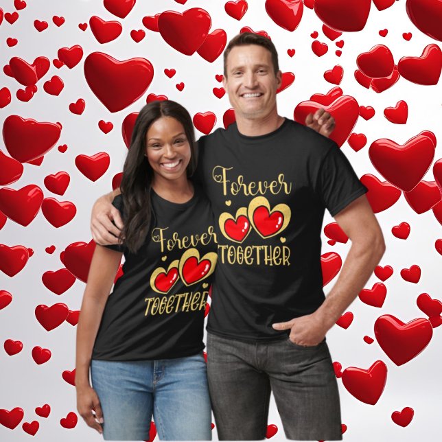 Niedlich für immer gemeinsam Newly Wed Paar T-Shirt (Von Creator hochgeladen)