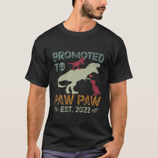 Niedlich für Paw Paw Est 2022 Dinosaurier-Väter T-Shirt