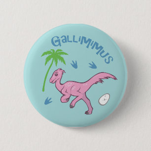 Niedlich Gallimimus Button