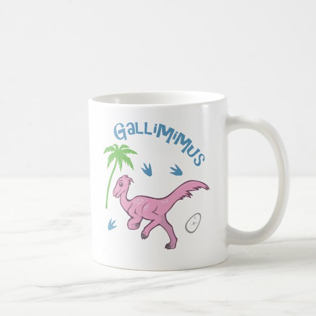 Niedlich Gallimimus Kaffeetasse (Rechts)