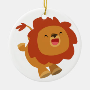 Niedlich Gamboli Cartoon Löwenzelt Keramik Ornament