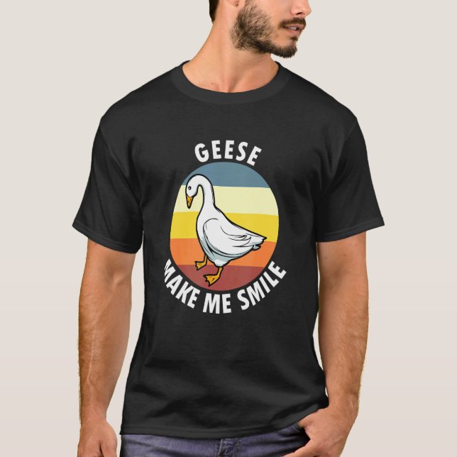 Niedlich Gänsevögel Wildgee T-Shirt (Vorderseite)