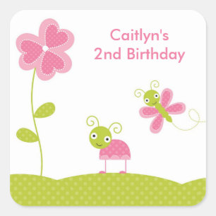 Niedlich Garden Bugs Stickers
