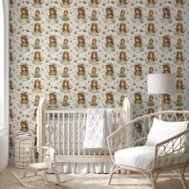Niedlich Garden Fairies Butterfly Floral Kinderzim Tapete