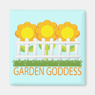 Niedlich-Garden-Goddess-Magnet Magnet