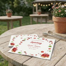 Niedlich Garden kleine Ladybug Babydusche Einladun