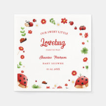 Niedlich Garden kleine Ladybug Babydusche Einladun