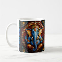 Niedlich Garnesh God Blue Mosaik gestanzter Glass 