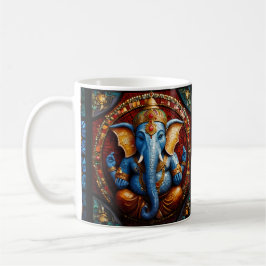 Niedlich Garnesh God Blue Mosaik gestanzter Glass Kaffeetasse