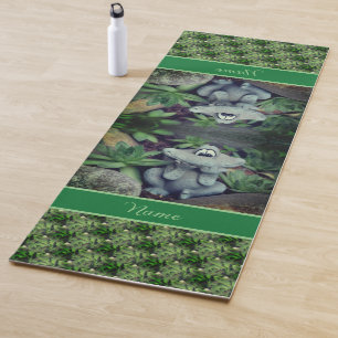 Niedlich Gartenfrosch Sukkulärer Garten Personalis Yogamatte
