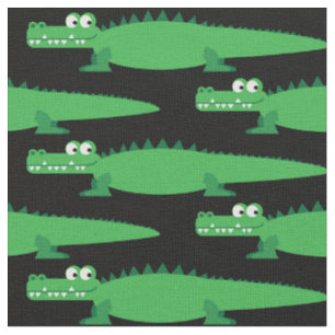 Niedlich Gators Kids Alligator Krokodile Cartoon Stoff