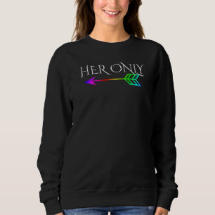 Niedlich Gay Couple Lesbian Valentinstag T- Ihre e Sweatshirt