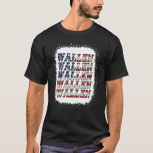 Niedlich geblasen Wallen American Flag Red White B T-Shirt