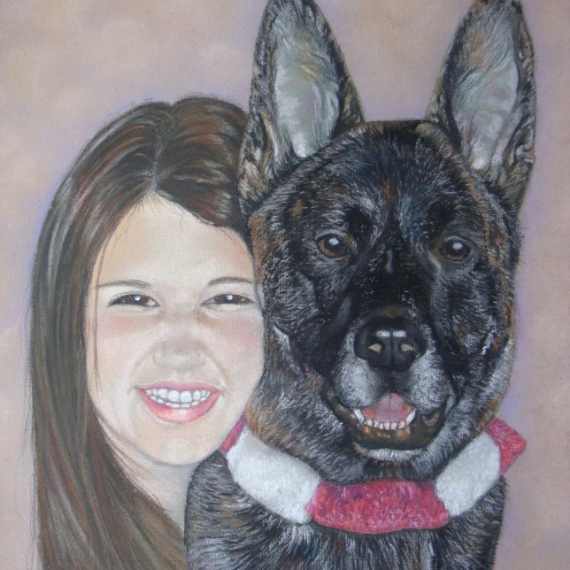 Niedlich geblendet akita kuschelt seinen besten Fr (Von Creator hochgeladen)